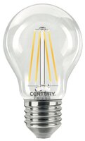E27 - CEN ING3-042740 LED FILAMENT HRUŠKA ČIRÁ 4W E27 4000K 470Lm 360d 60x105mm IP20 - CENTURY