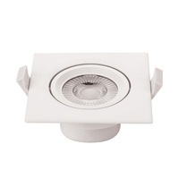 Vestavěný - LED COB Downlight čtverec otočný
