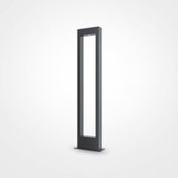 Sloupková - M O425FL-L10GF Venkovní stojací svítidlo Bonn 3000K 10W 550lm černý kov teplá bílá - MAYTONI