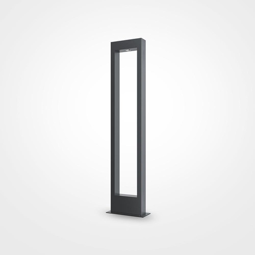 Sloupková - M O425FL-L10GF Venkovní stojací svítidlo Bonn 3000K 10W 550lm černý kov teplá bílá - MAYTONI - foto 1