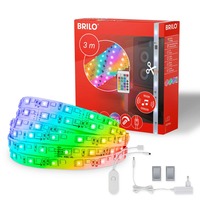 Dekorační - BRILO 2311-090 Magic RGBIC LED pásek, 3 metry, s hudebním senzorem, 12 W, umělá hmota - BRILO
