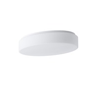 Kruhová - OS GEM48188 GEMINI 1 stropní/nástěnné skleněné svítidlo bílá IP43 3000 K 18W LED - OSMONT
