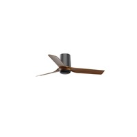 Ventilátory - FARO 33835 MINI PUNT TUB S stropní ventilátor, černá/tmavé dřevo s DC motorem - FARO