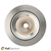 Koupelnová - SLC SLC1164 Vestavné LED svítidlo One360 Full Spectrum 8 W 220-240 V 2700 K stmívatelné Ra97 IP44 36° hliník - TLG