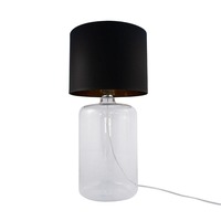 Stolní lampy dekorační - ZUMA 002177-014406 Stolní lampa AMARSA čirá 5508BKGO - ZUMALINE