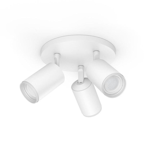 SmartHome Paul Neuhaus - PH 50633/31/P7 Hue Fugato Bluetooth SVÍTIDLO BODOVÉ 3xGU10 5,7W 350lm 2000-6500K, bílá - PHILIPS HUE (915005761501) - foto 1