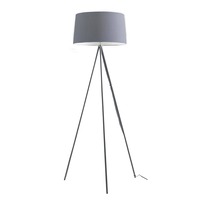 Stojací lampy - FAN I-MARILYN-PT GR Stojací lampa Piantana Marilyn, šedá, 1 x E27, 48 x 155 cm - FANEUROPE
