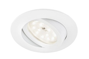 Kruhová - BRI 8312016 LED vestavné svítidlo, pr.8,2 cm, LED, 4,8 W, 400 lm, bílé 8312-016 - BRILONER