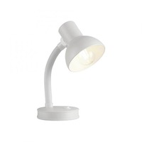 Stolní lampy pracovní - LD 11080-16 stolní lampa bílá s vypínačem na psací stůl, na noční stolek - JUST LIGHT