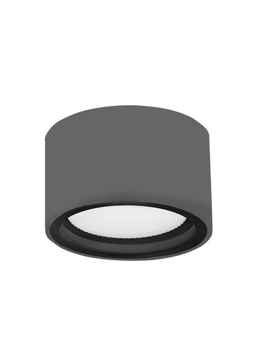 Přisazená - NV 752463 Venkovní stropní svítidlo FOCUS tmavě šedý hliník skleněný difuzor LED GX53 7W 3000K 220-240V 77st. IP54 - NOVA LUCE - foto 1