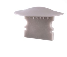 Krytky pro Al profily - IMPR 978631 Koncovka F-ET-02-10 šedá 25 mm 2 ks - LIGHT IMPRESSIONS