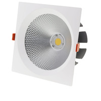 Vestavěný - LED COB Downlight čtverec otočný