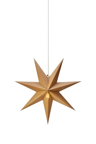 Interiérové dekorace - MAR 706256 Kiara hnědá závěsná hvězda 45 cm - Markslöjd - foto 1