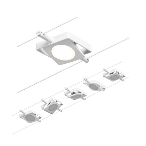 Sady - P 94422 LED lankový systém MacLED základní sada 5x4,5W 3000K 230/12V bílá/chrom - PAULMANN - foto 1