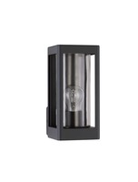 Nástěnná - NV 9060192 Venkovní nástěnné svítidlo FIGO tmavě šedý hliník a čiré sklo E27 1x12W 220-240V bez žárovky IP54 - NOVA LUCE