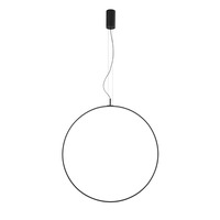 Kruhová - FAN LED-TOORX-S80-NER Závěsné svítidlo LED TOORX černá 40 W 4720 lm CCT 80 x 230 cm - FANEUROPE