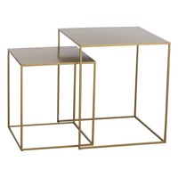 Ostatní - EG 424004 Stůl ve 2 velikostech zlatý TOZAWA 424004 - LIVING