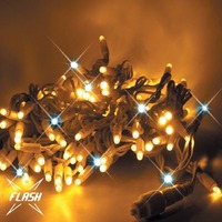 Venkovní řetězy - DLED SKFX005W DecoLED LED světelný řetěz FLASH, 5m, teple bílá, 60 diod, IP67 SKFX005W