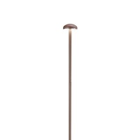 Sloupková - FAN LED-PUCK-P120-BRO Zápichové svítidlo zahradní sloupek PUCK LED 24 V DC IP65 corten 42 x 600 mm vč. kabelu 3 m - FANEUROPE
