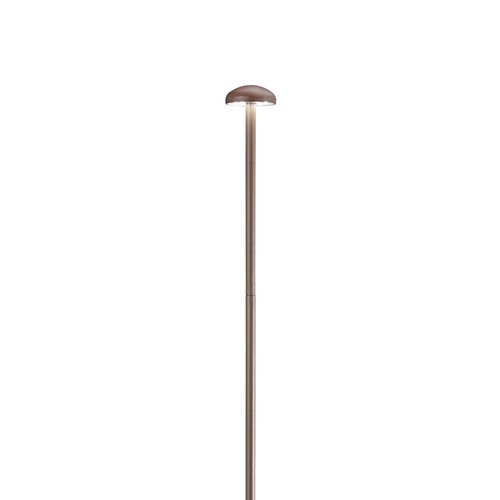 Sloupková - FAN LED-PUCK-P120-BRO Zápichové svítidlo zahradní sloupek PUCK LED 24 V DC IP65 corten 42 x 600 mm vč. kabelu 3 m - FANEUROPE - foto 1