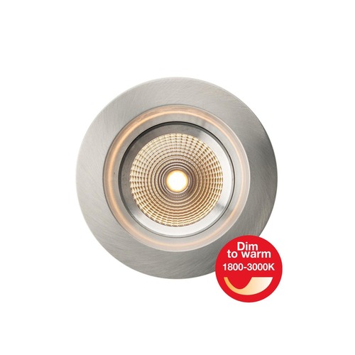 Koupelnová - SLC SLC1152 Vestavné LED svítidlo OneSoft Dim-To-Warm 8 W 220-240 V 1800-3000 K stmívatelné IP54 36° Ra90 hliník - TLG - foto 1