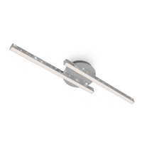 Dekorativní - BRILO 3517-028 LED stropní svítidlo, 60 cm, 10,5 W, 1400 lm, chrom - BRILO