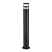 Sloupková - NOR 45518003 Venkovní sloupkové svítidlo Birk 1x40W E27 černá čirá - NORDLUX