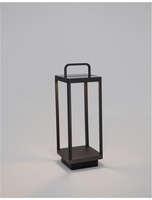 Solární - NV 9922510 Venkovní stojací lampa BALI antracitový hliník LED 2W 3000K 5V DC 108st. IP65 solární / USB kabel / vypínač na těle / stmívatelné - NOVA LUCE