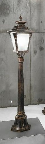 Sloupková - OR AL 11-1140/1 Venkovní sloupkové svítidlo 1x60W E27, patina, IP44,výška 115cm - ORION - foto 1