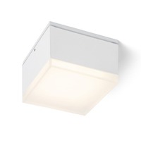 Přisazená - RED R13628 ORIN SQ stropní bílá satinovaný akryl 230V LED 10W IP54 3000K - RED - DESIGN RENDL