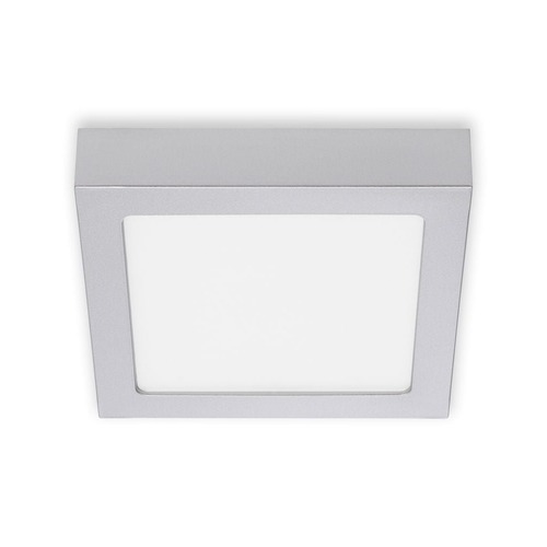 Hranatá - BRI 7123414 LED stropní svítidlo, 17 cm, 12 W, matný chrom (starý kód: BRI 7123-414) - BRILONER - foto 1
