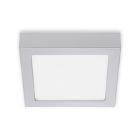 Hranatá - BRI 7123-414 LED stropní svítidlo, 17 cm, 12 W, matný chrom - BRILONER
