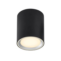 Kruhová - NOR 47550103 Přisazené downlight svítidlo Fallon Long 5W LED černá - NORDLUX