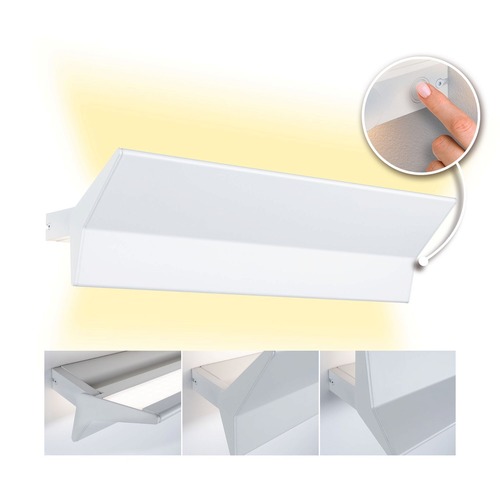 Nepřímé osvětlení - P 79510 LED nástěnné svítidlo 3-krokové-stmívatelné Stine 2700K / 230V 13 / 1x4W stmívatelné bílá mat - PAULMANN - foto 1