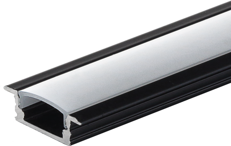 LED profily Optonica - Hliníkový profil pro LED pásek Black L=2 - foto 1