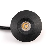 Koupelnová - SLC SLC1207IP Vestavné LED svítidlo MiniOne Fixed 2,1 W 3 V 3000 K stmívatelné IP65 32 mm 45° Ra90 černé - TLG