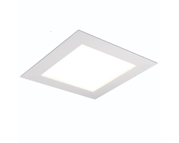 Hranatá - KHL K51703.03.RF.WH-WH.OP.ST.8.40 Zápustné svítidlo DISC hranaté bílé LED 20W 4000K 225x225mm hranaté - KOHL-Lighting (starý kód: KHL K50212.W.4K) - foto 1
