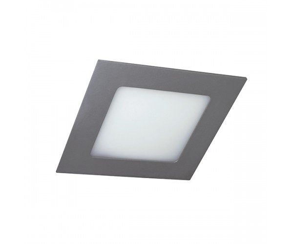 Hranatá - KHL K50211.GY.3K Zápustné svítidlo DISC hranaté šedé LED 12W 3000K 171x171mm hranaté - KOHL-Lighting - foto 1
