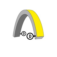 Příslušenství pro LED pásky - SLC S1624T-D Napájení pro NeonFlex 24V Top-Bend Mono D - TLG