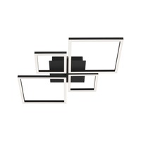 Hranatá - BRILO 3128015 LED rám 75 cm 2x48W 4000lm černá (starý kód: BRILO 3128-015) - BRILO