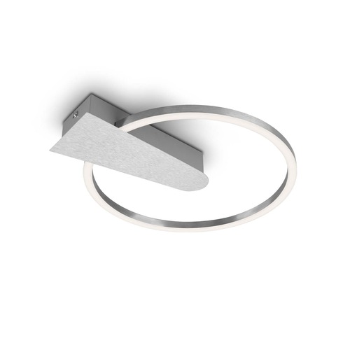 Kruhová - BRI 3542-018 LED stropní svítidlo, pr. 29,5 cm, 12 W, hliník-chrom - BRILONER - foto 1