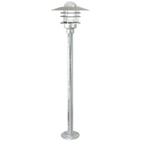 Sloupková - NOR 74528031 Venkovní sloupkové svítidlo Agger 1x60W E27 galvanizovaná čirá - NORDLUX