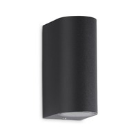 Nástěnná - TF 308005TF TELEFUNKEN venkovní nástěnné svítidlo 15,1 cm 2xGU10 5W 400lm antracit - BRILONER