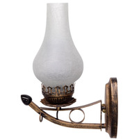 LED plamenné lampy - LED plamenová lampa 5W SMD Bronzová barva na zeď