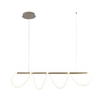 Podélná - ZUMA 003064-026625 Závěsné svítidlo20006PM-GD BALBO zlatá - ZUMALINE