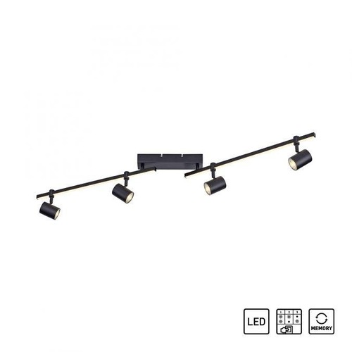 Bodová - PN 6525-18 Stropní svítidlo BARIK 4x GU10 4,50W 3000K + 1x LED 10W 3000K - PAUL NEUHAUS - foto 1