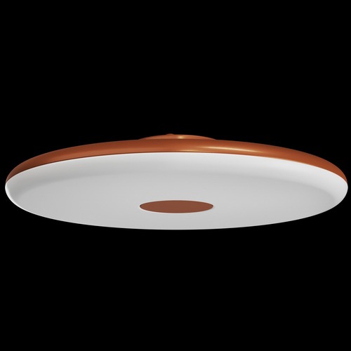 Kruhová - OS ZET60522 ZETA 2 FP stropní/nástěnné plastové svítidlo terakota / bílá IP40 4000 K 38W LED - OSMONT - foto 1