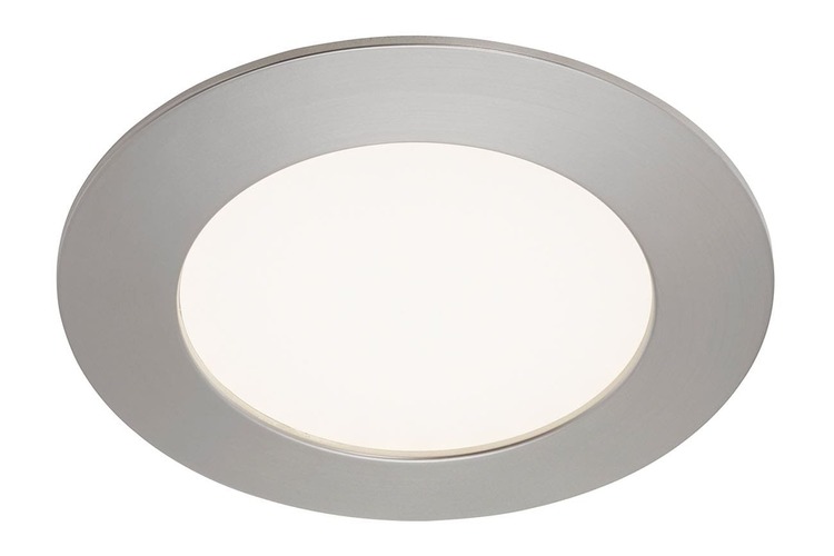 Kruhová - BRI 7284012 LED vestavné svítidlo, pr. 12 cm, 7 W, matný nikl (starý kód: BRI 7284-012) - BRILONER - foto 1