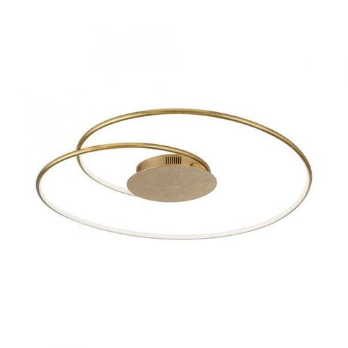 Dekorativní - PN 6189-12 NASTRO LED stropní svítidlo zlaté stmívatelné teplá bílá do interiéru 3000K - PAUL NEUHAUS - foto 1