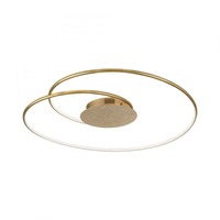 Dekorativní - PN 6189-12 NASTRO LED stropní svítidlo zlaté stmívatelné teplá bílá do interiéru 3000K - PAUL NEUHAUS